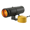 AutoMeter 5334 Pro Shift-Lite, Amber Lens/Yellow Boot, Black
