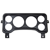 AutoMeter Gauge Mount, Direct Fit Dash Panel, 6 Gauge (3 3/8" x2, 2 1/6" x4), Jeep TJ / XJ