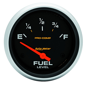 AutoMeter 5417 Pro-Comp 2-5/8" Fuel Level Gauge, 240-33 Ohms, Sse Electrical