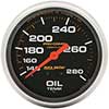 AutoMeter 5443 Pro-Comp 2-5/8" Oil Temperature Gauge, 140-280 F, Liquid Filled Mechanical
