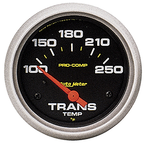 AutoMeter 5457 Pro-Comp 2-5/8" Transmission Temperature Gauge, 100-250 F Electrical