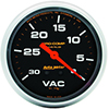 AutoMeter 5484 Pro-Comp 2-5/8" Vacuum Gauge, 0-30 HG, Liquid Filled Mechanical