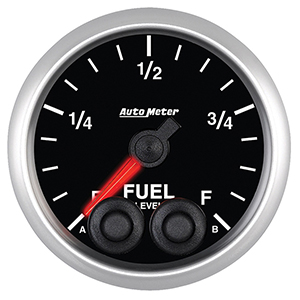 AutoMeter 5609 Elite 2-1/16" Fuel Level Gauge, Programmable 0-280 Ohms Electrical