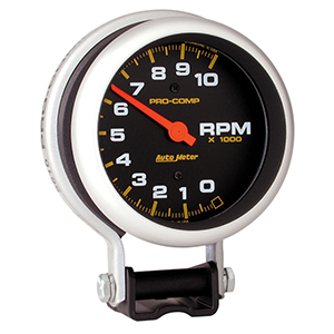 AutoMeter 5610 Pro-Comp 3-3/4" Pedestal Tachometer Gauge, 0-10,000  RPM Electrical