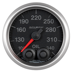 AutoMeter 5640 Elite 2-1/16" Oil Temperature Gauge, 100-340 F Electrical