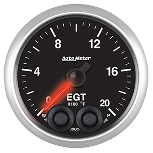 AutoMeter 5645 Elite 2-1/16" Pyrometer Gauge, 0-2000 F Electrical