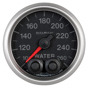 AutoMeter 5654 Elite 2-1/16" Water Temperature Gauge, 100-260 F Electrical