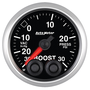 AutoMeter 5677 Elite 2-1/16" Boost/Vacuum Gauge, 30 HG / 30 PSI Electrical
