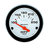 AutoMeter 5749 Phantom 2-1/16" Differential Temperature Gauge, 100-250 F Electrical