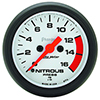 AutoMeter 5774 Phantom 2-1/16" Nitrous Pressure Gauge, 0-1600 PSI Electrical