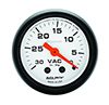 AutoMeter 5784 Phantom 2-1/16" Vacuum Gauge, 0-30 HG Mechanical