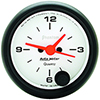 AutoMeter 5785 Phantom 2-1/16" 12 Hour Clock Gauge Electrical