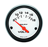 AutoMeter 5791 Phantom 2-1/16" Voltmeter Gauge, 8-18V Electrical