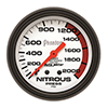 AutoMeter 5828 Phantom 2-5/8" Nitrous Pressure Gauge, 0-2000 PSI Mechanical
