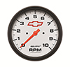 AutoMeter 5898-00406 GM White 5" Air-Core In-Dash Tachometer Gauge, 0-10,000  RPM Electric