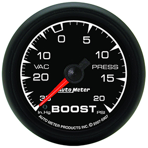 AutoMeter 5907 ES 2-1/16" Boost/Vacuum Gauge, 30in HG / 20 PSI Mechanical