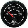 AutoMeter 5927 ES 2-1/16" Air-Core Oil Pressure Gauge, 0-100 PSI Electric