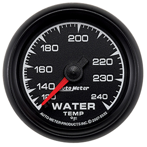 AutoMeter 5932 ES 2-1/16" Water Temperature Gauge, 120-240 f Mechanical