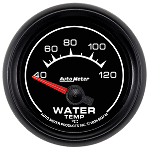 AutoMeter 5937-M ES 2-1/16" Air-Core Water Temperature Gauge, 40-120 c Electric