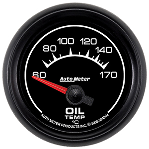 AutoMeter 5948-M ES 2-1/16" Air-Core Oil Temperature Gauge, 60-170 c Electric