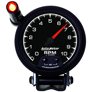 AutoMeter 5990 ES 3-3/4" Air-Core Pedestal Tachometer Gauge, 0-10,000  RPM Electric