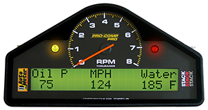 AutoMeter 6001 Pro-Comp Street Dash, 0-8K  RPM Analog / Digital