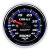 AutoMeter 6108 Cobalt Mechanical 2-1/16" Boost/Vacuum Gauge, 30in HG/45 PSI