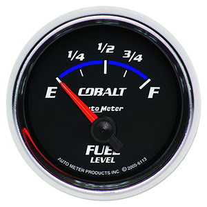 AutoMeter 6113 Cobalt Electric 2-1/16" Air-Core Fuel Level Gauge, 0-90 Ohms, GM