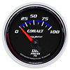 AutoMeter 6127 Cobalt Electric 2-1/16" Air-Core Oil Pressure Gauge, 0-100 PSI