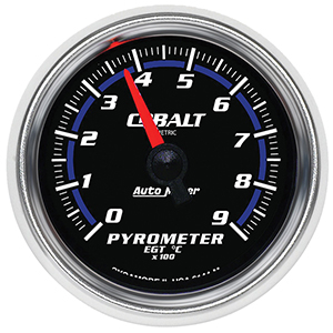 AutoMeter 6144-M Cobalt Electric 2-1/16" Digital Stepper Motor Pyrometer Gauge, 0-900 c
