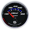 AutoMeter 6148 Cobalt Electric 2-1/16" Air-Core Oil Temperature Gauge, 140-300 f