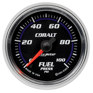 AutoMeter 6163 Cobalt Electric 2-1/16" Fuel Pressure, 0-100 PSI