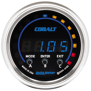 AutoMeter 6180 Cobalt Digital 2-1/16" D-PIC Acceleration Gauge, -2G - +2G