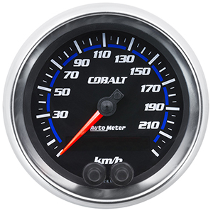 AutoMeter 6280-M Cobalt Electric 3-3/8" GPS Speedometer Gauge, 225 KM/H