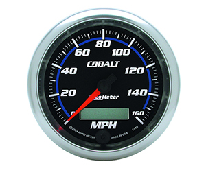 AutoMeter 6288 Cobalt Electric 3-3/8" Air-Core Electric Speedometer Gauge, 0-160 MPH