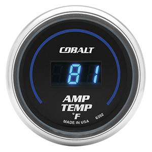 AutoMeter 6392 Cobalt Digital 2-1/16" Amp Temperature Gauge, 0-250 f