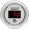 AutoMeter 6527 Ultra-Lite Digital 2-1/16" Oil Pressure Gauge, 5-100 PSI Digital