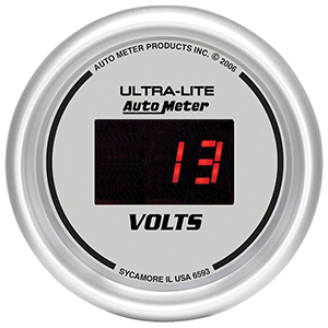 AutoMeter 6593 Ultra-Lite Digital 2-1/16" Wideband Street Air/Fuel Ratio Gauge, 8-18V  Digital