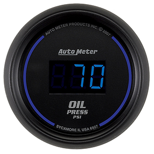 AutoMeter 6927 Cobalt Digital 2-1/16" Oil Pressure Gauge, 0-100 PSI