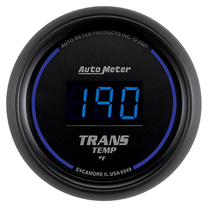AutoMeter 6949 Cobalt Digital 2-1/16" Transmission Temperature Gauge, 0-340 f