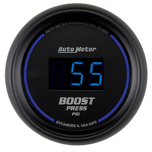 AutoMeter 6970 Cobalt Digital 2-1/16" Boost Gauge, 0-60 PSI