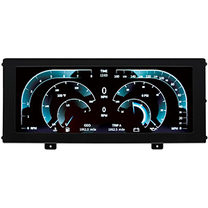 AutoMeter Invision LCD Dash, Universal, Panel Mount
