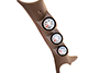 AutoMeter 7099 Gen3 Dodge Factory Match Triple Pillar Gauge Kit, 100-250 f / 0-60 PSI / 0-1600 f, 03-09 Dodge Ram