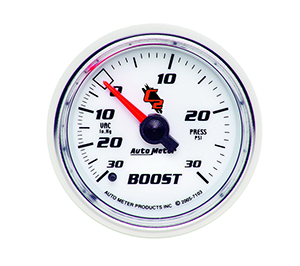 AutoMeter 7103 C2 2-1/16" Boost/Vacuum Gauge, 30in HG / 30 PSI Mechanical