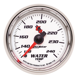 AutoMeter 7132 C2 2-1/16" Water Temperature Gauge, 120-240 f Mechanical