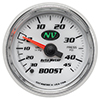 AutoMeter 7308 NV 2-1/16" Boost/Vacuum Gauge, 30in HG / 45 PSI Mechanical