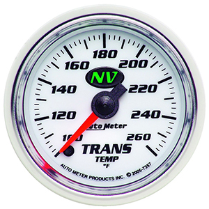 AutoMeter 7357 NV 2-1/16" Digital Stepper Motor Transmission Temperature Gauge, 100-260 F Electric