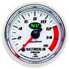 AutoMeter 7374 NV 2-1/16" Digital Stepper Motor Nitrous Pressure Gauge, 0-1600 PSI Electric