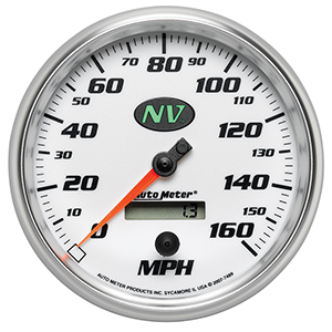 AutoMeter 7489 NV 5" Air-Core Speedometer Gauge, 0-160 MPH Electric