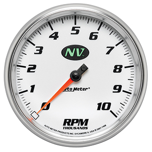 AutoMeter 7498 NV 5" Air-Core In-Dash Tachometer Gauge, 0-10,000  RPM Electric